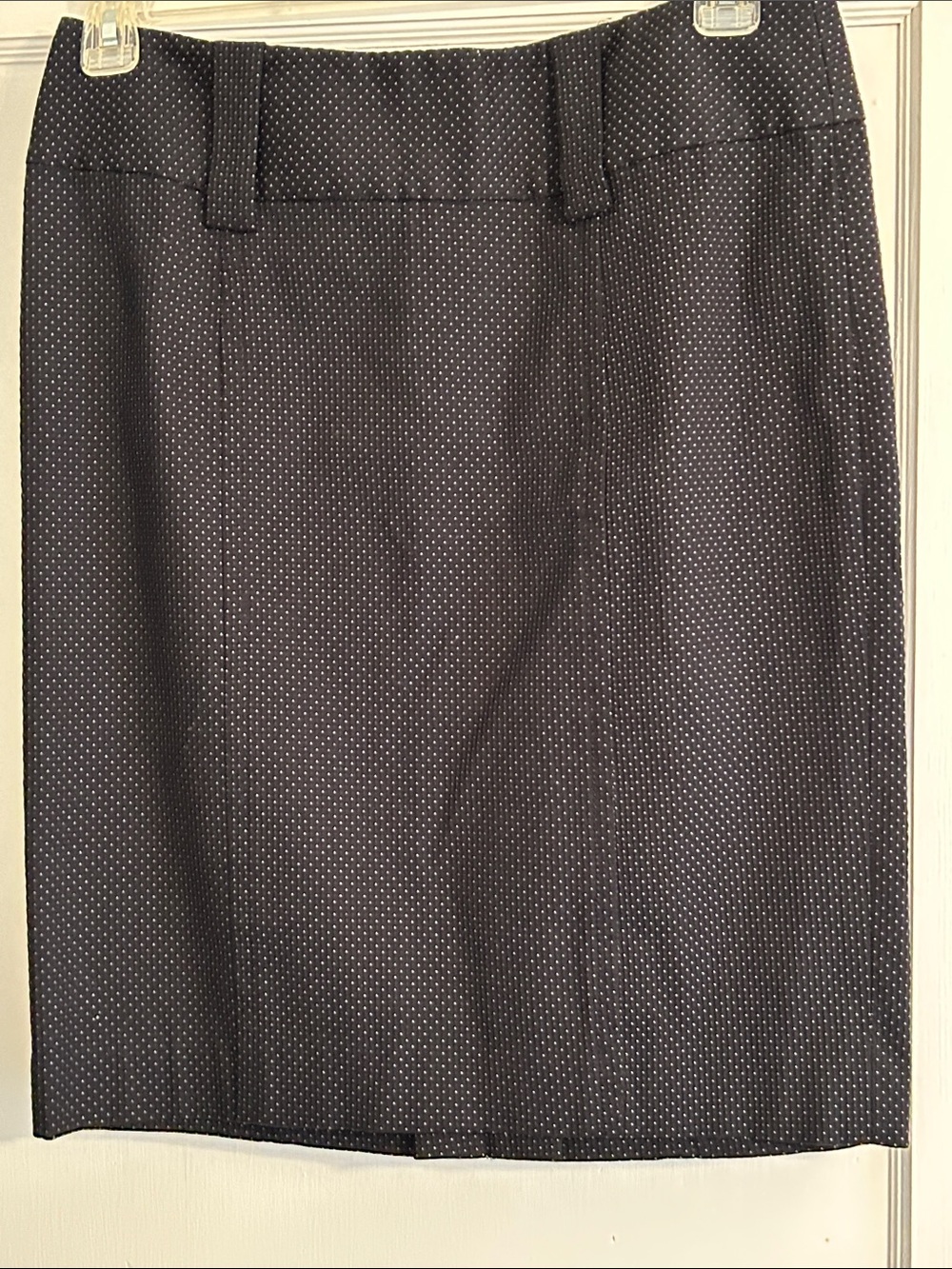 Kenzie New skirt with Black and White small polka dats.  Size 8
